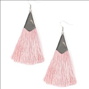 Jewelry - Pink Fringe Earrings Jewelry - Pink Fringe Earrings
